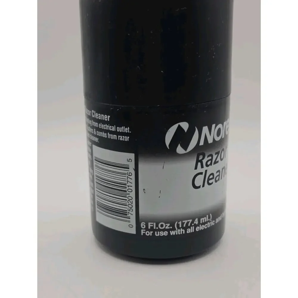 NEW Vintage Norelco Razor Cleaner Solution 6oz Bottle